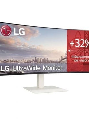 Monitor Profesional Ultrapanorámico Curvo LG UltraWide 38WR85QC - W 37.5'/ WQHD+/ Multimedia/ Blanco - Tiensol