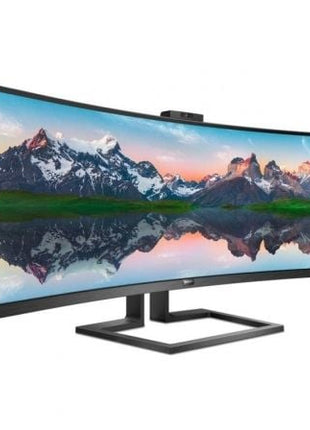 Monitor Profesional Ultrapanorámico Curvo Philips 499P9H 48.8'/ Dual QHD/ Webcam/ Multimedia/ Regulable en altura/ Negro - Tiensol