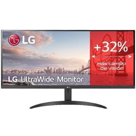 Monitor Profesional Ultrapanorámico LG 34WP500 - B 34'/ WFHD/ Negro - Tiensol