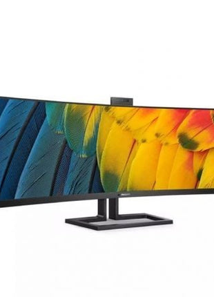 Monitor Profesional Ultraparonámico Curvo Philips 45B1U6900CH 44.5'/ Dual QHD/ Webcam/ Multimedia/ Regulable en altura/ Negro - Tiensol