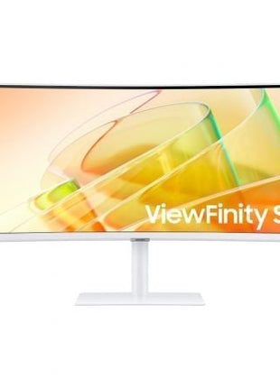 Monitor Profesional Ultraparonámico Curvo Samsung ViewFinity S6 S34C650TAU 34'/ UWQHD/ Multimedia/ Regulable en altura/ Blanco - Tiensol