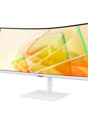 Monitor Profesional Ultraparonámico Curvo Samsung ViewFinity S6 S34C650TAU 34'/ UWQHD/ Multimedia/ Regulable en altura/ Blanco - Tiensol