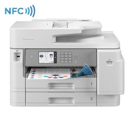 Multifunción A3 Brother MFC - J5955DW WiFi/ Fax/ Dúplex/ Blanca - Tiensol