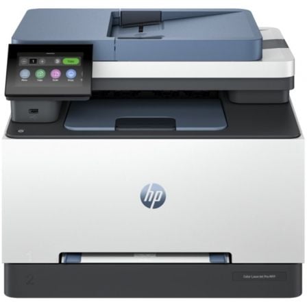 Multifunción Láser Color HP Laserjet Pro MFP 3302FDW WiFi/ Fax/ Dúplex/ ADF/ Blanca y Azul - Tiensol