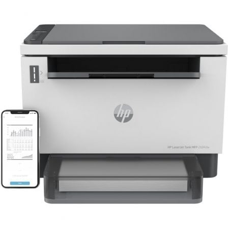 Multifunción Recargable Láser Monocromo HP Laserjet Tank 2604dw WiFi/ Dúplex/ Blanca - Tiensol