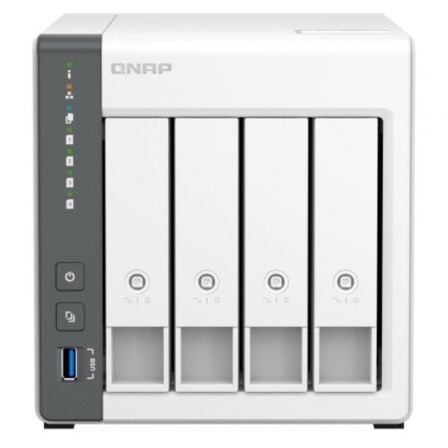 NAS QNAP TS - 433 - 4G/ 4 Bahías 3.5' - 2.5'/ 4GB/ Formato Torre - Tiensol