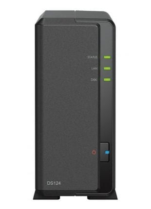 NAS Synology Diskstation DS124/ 1 Bahía 3.5' - 2.5'/ 1GB DDR4/ Formato Torre - Tiensol