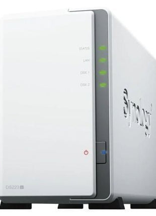 NAS Synology Diskstation DS223J/ 2 Bahías 3.5' - 2.5'/ 1GB DDR4/ Formato Torre - Tiensol