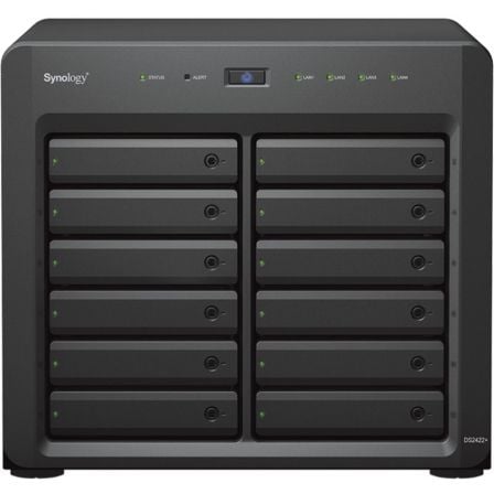 NAS Synology Diskstation DS2422+/ 12 Bahías 3.5' - 2.5'/ 4GB DDR4/ Formato Torre - Tiensol