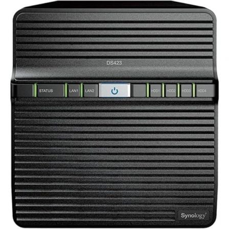 NAS Synology Diskstation DS423+/ 4 Bahías 3.5' - 2.5'/ 2GB DDR4/ Formato Torre - Tiensol