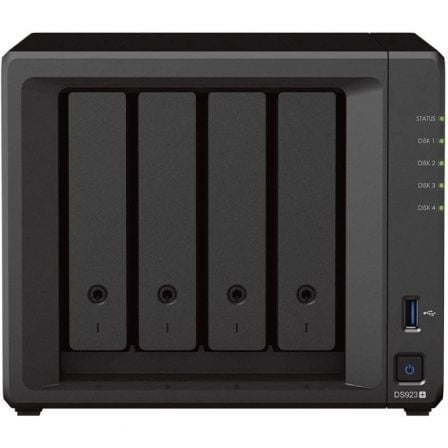 NAS Synology Diskstation DS923+/ 4 Bahías 3.5' - 2.5'/ 4GB DDR4/ Formato Torre - Tiensol