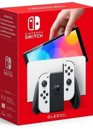 Nintendo Switch Versión OLED Blanca/ Incluye Base/ 2 Mandos Joy - Con - Tiensol