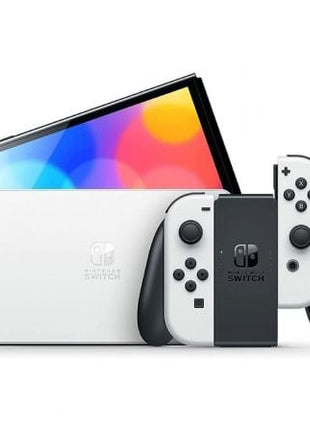 Nintendo Switch Versión OLED Blanca/ Incluye Base/ 2 Mandos Joy - Con - Tiensol