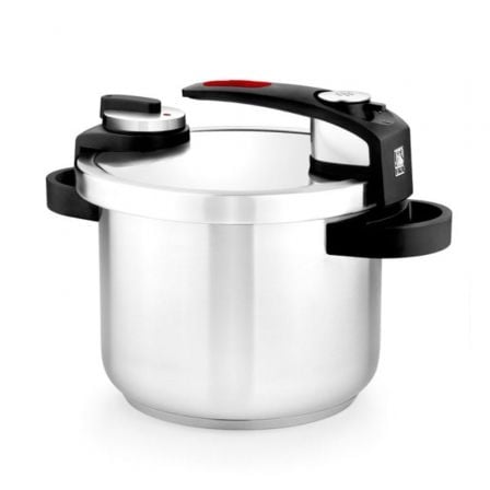 Olla a Presión Tekna A185602/ Ø22cm/ 6L/ Acero Inoxidable/ Apta para Inducción - Tiensol