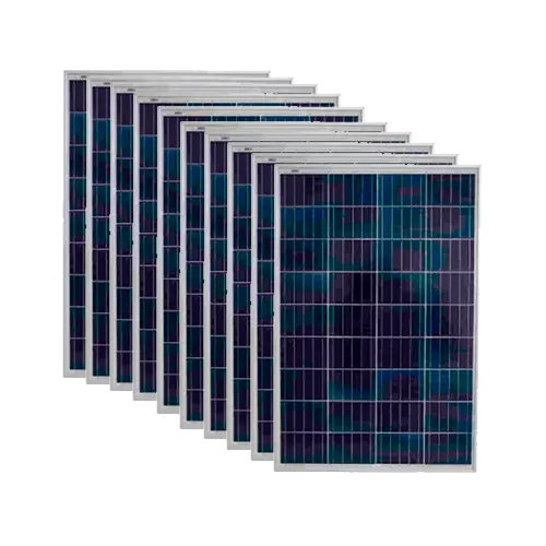 Pack 10 Paneles Solares 100W 12V Policristalino SHS - Tiensol