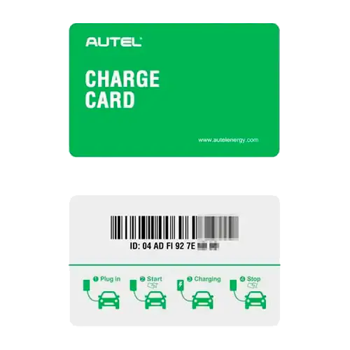 Pack 2 Tarjetas RFID Autel para Cargadores VE - Accesorios de Cargadores VE