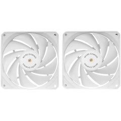 Pack 2 Ventiladores Mars Gaming MF - NCLX2/ 12cm / Blanco - Tiensol