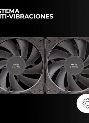 Pack 2 Ventiladores Mars Gaming MF - PROX2/ 12cm - Tiensol