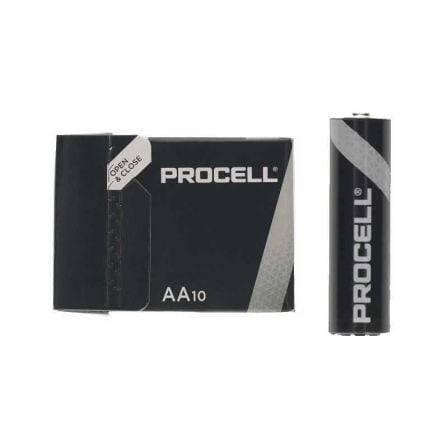 Pack de 10 Pilas AA LR6 Duracell PROCELL ID1500IPX10/ 1.5V/ Alcalinas - Tiensol