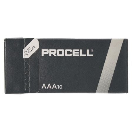 Pack de 10 Pilas AAA L03 Duracell PROCELL ID2400IPX10/ 1.5V/ Alcalinas - Tiensol