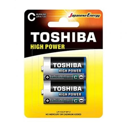 Pack de 2 Pilas C 2 Toshiba LR14/ 1.5V/ Alcalinas - Tiensol