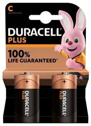 Pack de 2 Pilas C Duracell LR14/ 1.5V/ Alcalinas - Tiensol