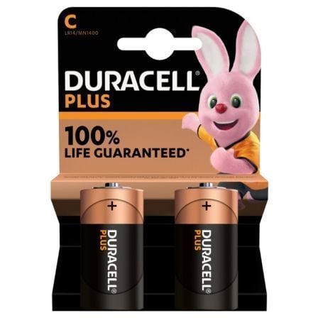 Pack de 2 Pilas C Duracell LR14/ 1.5V/ Alcalinas - Tiensol