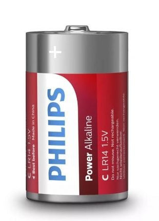 Pack de 2 Pilas C Philips LR14P2B/10/ 1.5V/ Alcalinas - Tiensol