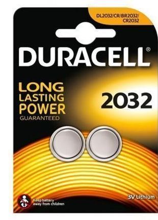 Pack de 2 Pilas de Botón Duracell DL2032/ 3V - Tiensol