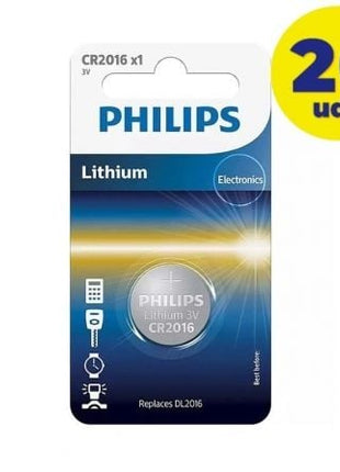 Pack de 20 Pilas de Botón Philips CR2016/ 3V - Tiensol