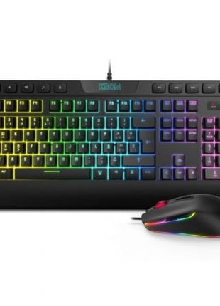 Pack Gaming Krom Kalyos/ Teclado RGB + Ratón Óptico - Tiensol