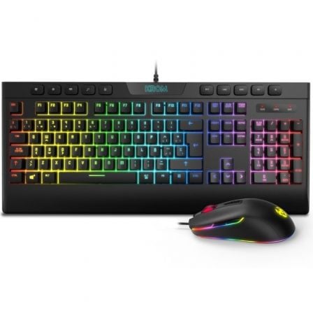 Pack Gaming Krom Kalyos/ Teclado RGB + Ratón Óptico - Tiensol