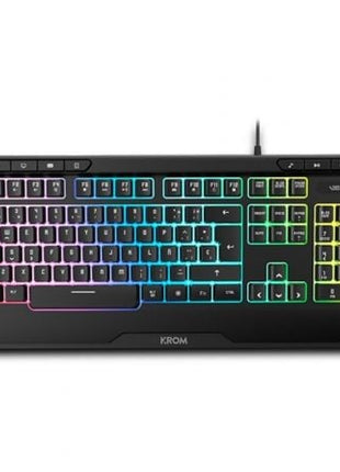 Pack Gaming Krom kenya/ Teclado RGB + Ratón Óptico + Alfombrilla + Auriculares - Tiensol