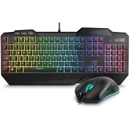 Pack Gaming Krom Krusher/ Teclado SemiMecánico + Ratón - Tiensol