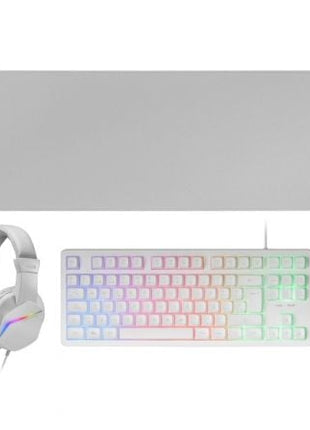 Pack Gaming Mars Gaming MCP - RGB3W/ Teclado RGB + Ratón Óptico + Alfombrilla XXL + Auriculares - Tiensol