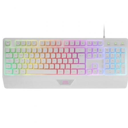 Pack Gaming Mars Gaming MCP124/ Teclado H - MECH + Ratón Óptico + Alfombrilla/ Blanco - Tiensol