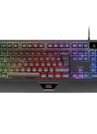 Pack Gaming Mars Gaming MCP124/ Teclado H - MECH + Ratón Óptico + Alfombrilla/ Negro - Tiensol