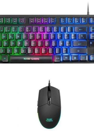 Pack Gaming Mars Gaming MCPTKLES/ Teclado + Ratón Óptico - Tiensol