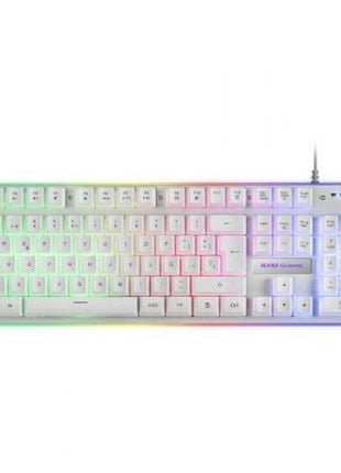 Pack Gaming Mars Gaming MCPX/ Teclado H - MECH + Ratón Óptico + Alfombrilla/ Blanco - Tiensol