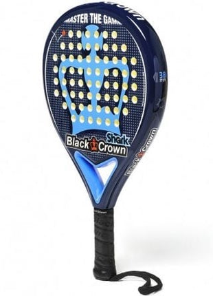 Pala de Pádel Black Crown Shark/ Azul - Tiensol