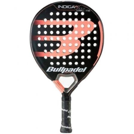 Pala de Pádel Bullpadel Indiga Woman 2022/ Negra y Rosa - Tiensol