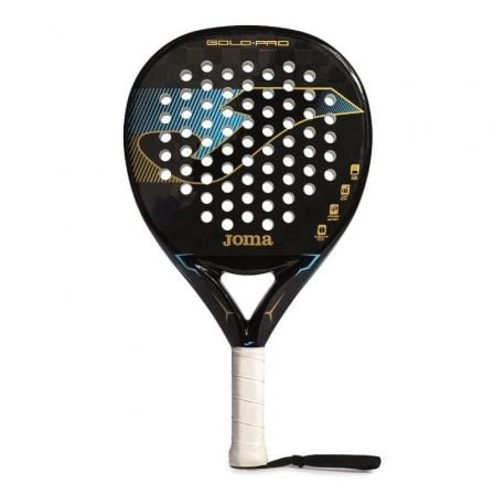 Pala de Pádel Joma Gold Pro/ Negra y Turquesa - Tiensol