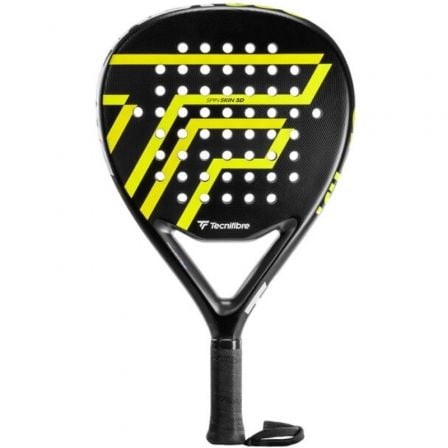 Pala de Pádel Tecnifibre Wall Breaker 360/ Amarilla y Negra - Tiensol