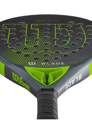 Pala de Pádel Wilson Blade Pro V2/ Negra y Verde - Tiensol