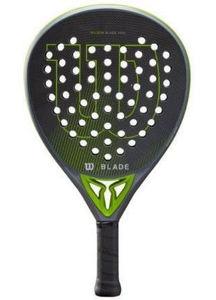 Pala de Pádel Wilson Blade Pro V2/ Negra y Verde - Tiensol