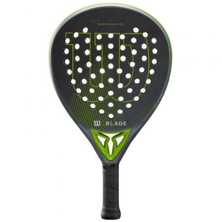 Pala de Pádel Wilson Blade Pro V2/ Negra y Verde - Tiensol