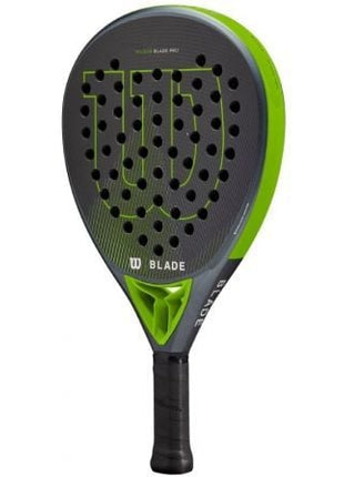 Pala de Pádel Wilson Blade Pro V2/ Negra y Verde - Tiensol