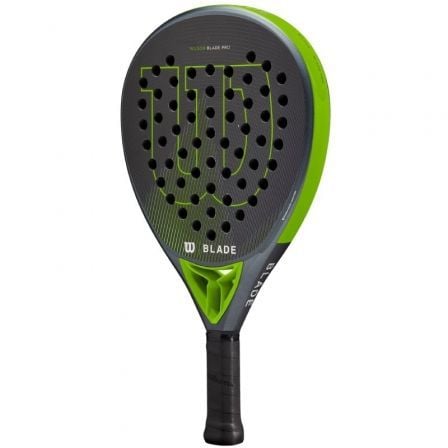 Pala de Pádel Wilson Blade Pro V2/ Negra y Verde - Tiensol