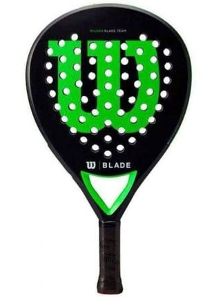 Pala de Pádel Wilson Blade Team V2/ Negro y Verde - Tiensol