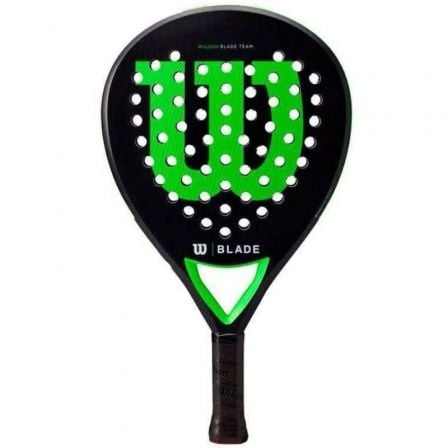 Pala de Pádel Wilson Blade Team V2/ Negro y Verde - Tiensol